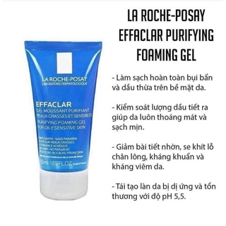 Sữa rửa mặt Laroche posay