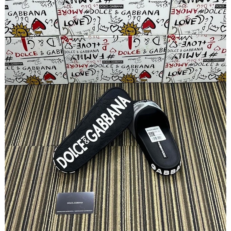 Dép Lê Quai Ngang Nam hoạ tiết logo Dg hàng cao cấp Fullbox new