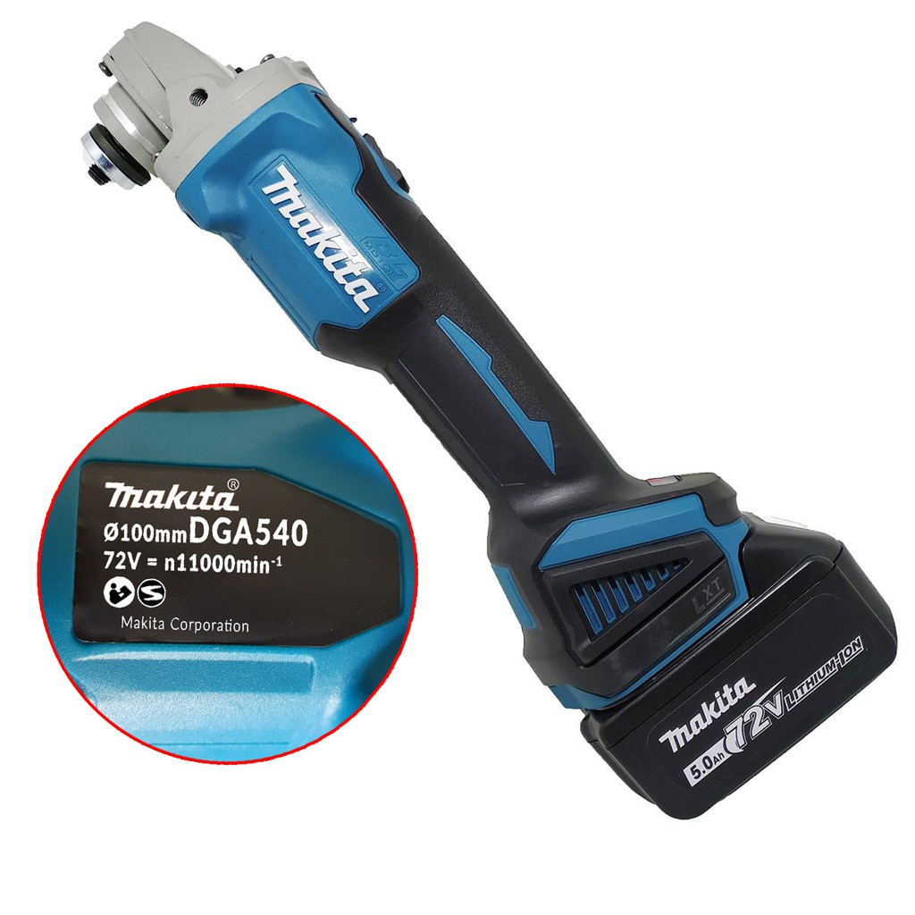 Máy Mài Pin MAKITA 72V Không Chổi Than Siêu Khoẻ - Máy mài góc, Máy cắt cầm tay