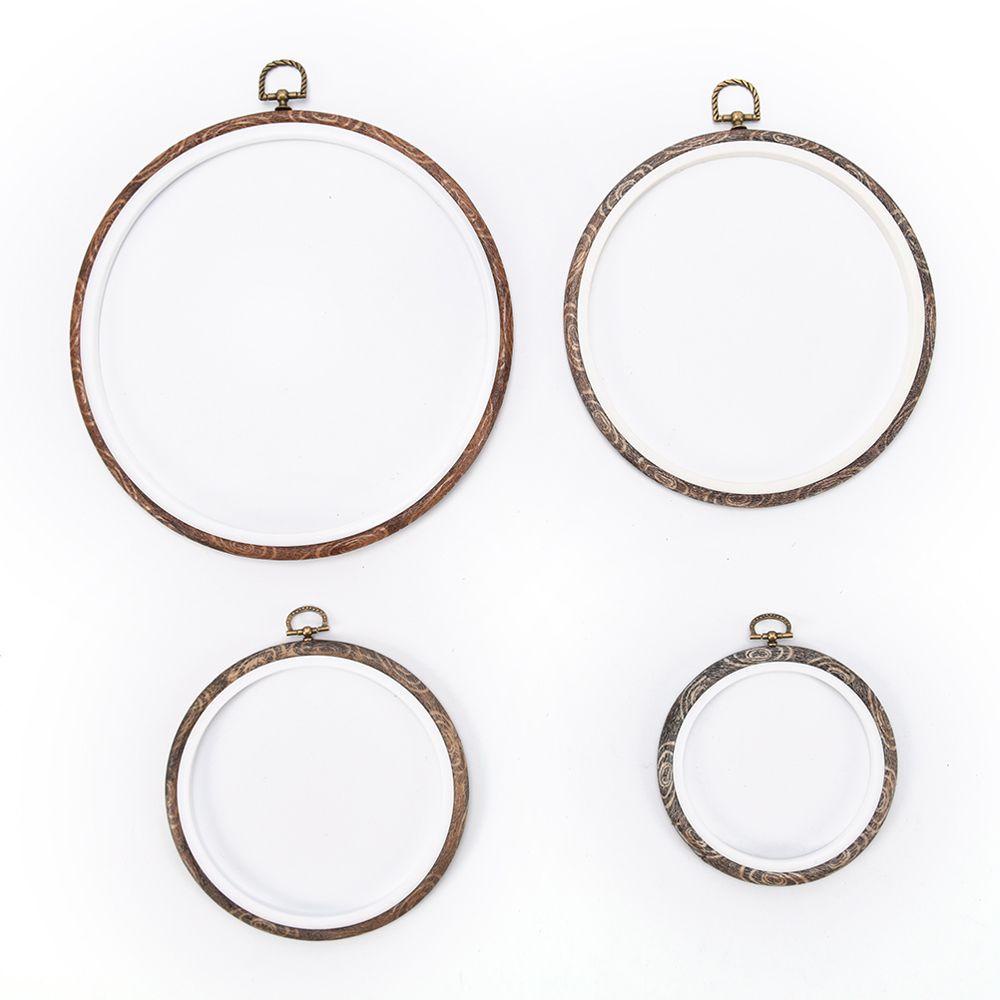 Khung Thêu Hình Tròn Bằng Gỗ 12-29cm DIY
