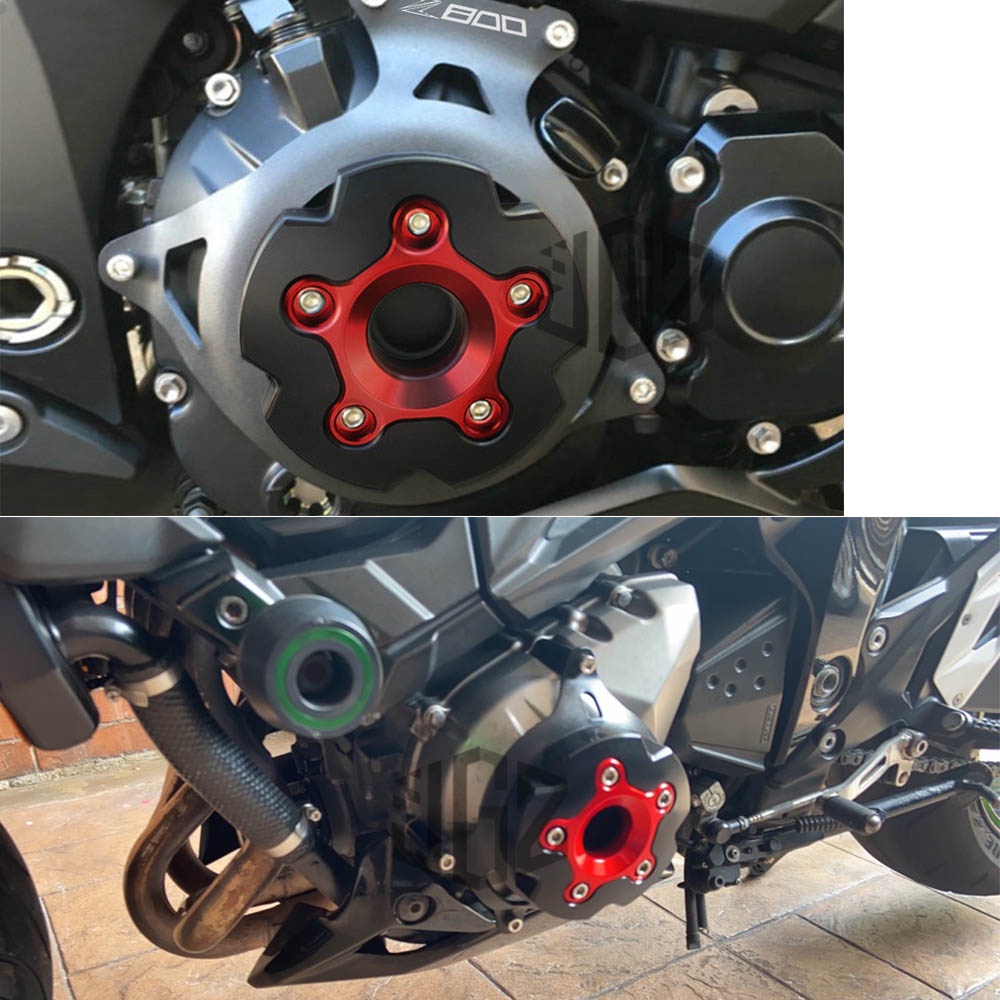 Ốp Bảo Vệ Động Cơ CNC Chống Rơi Chuyên Dụng Cho Xe Mô Tô KAWASAKI Z800 Z750 2013-2020