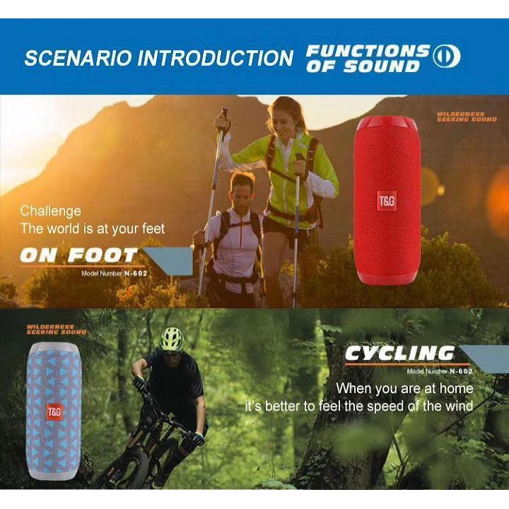 Loa Bluetooth Hỗ Trợ Thẻ Nhớ Sd Tg117 10w