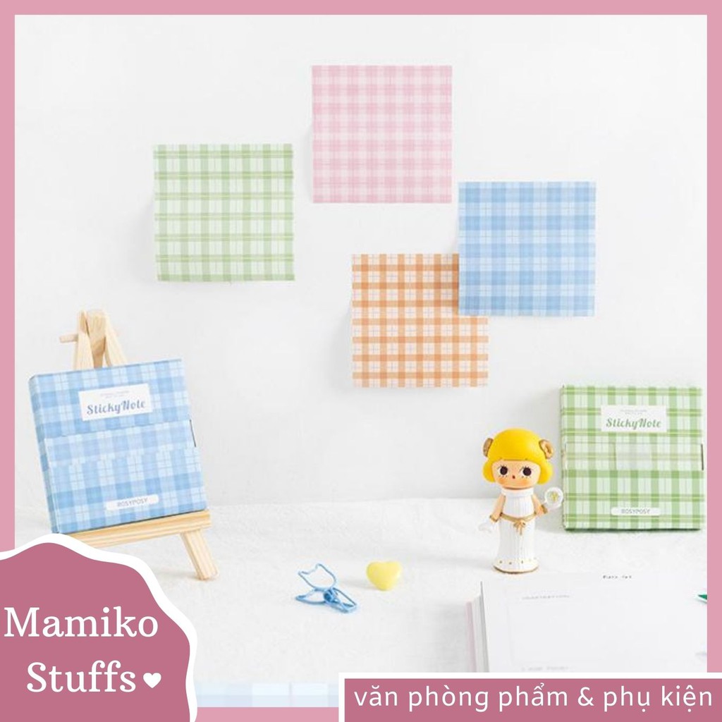 GIẤY STICKY NOTE ROSY COSY CARO XINH XẮN