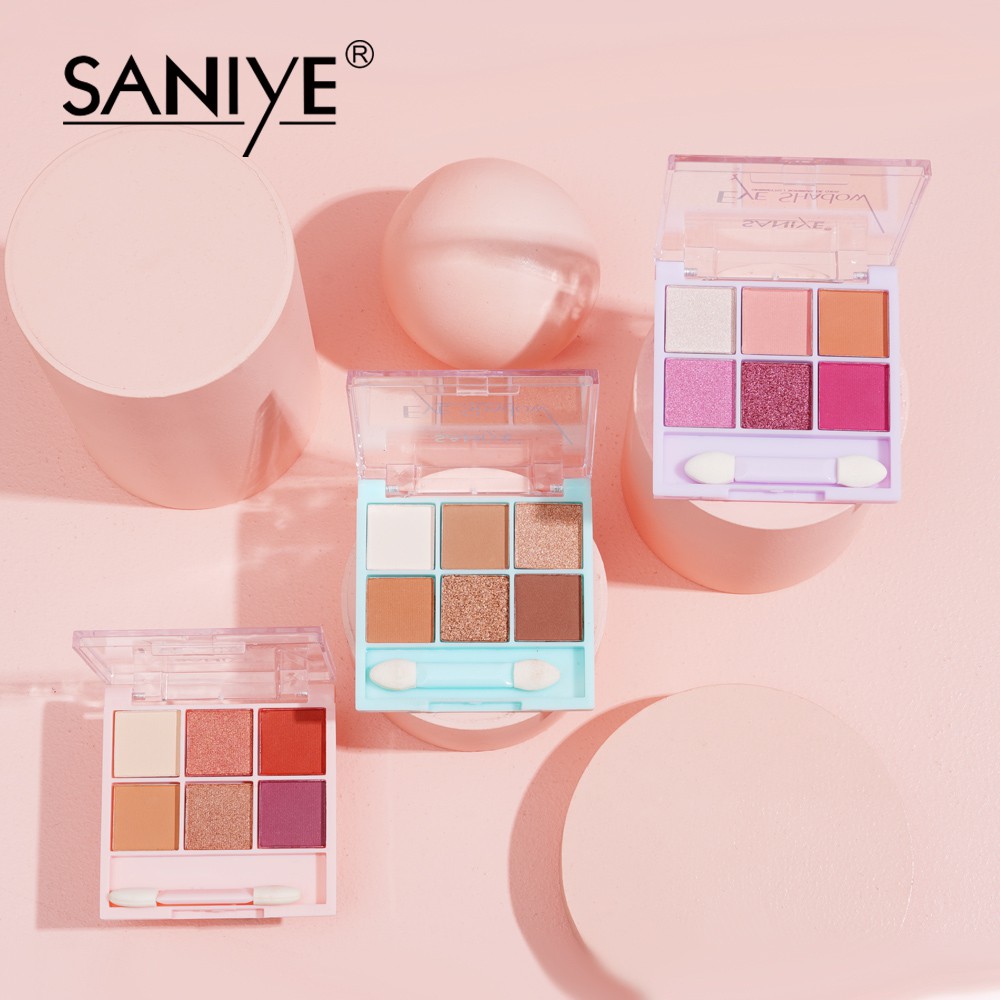 Bảng phấn mắt SANIYE E0644 nhám với 6 màu 5.4g | BigBuy360 - bigbuy360.vn