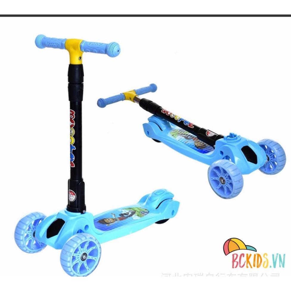 Xe trượt scooter trẻ em giá rẻ 601, Xe vận động chân dành cho trẻ giúp bé khỏe mạnh hơn.