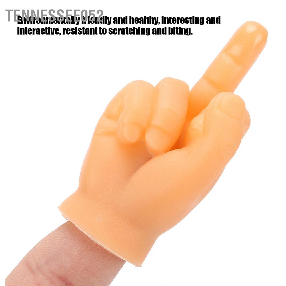 Hàng Sẵn Bộ 6 Đồ chơi hình bàn tay mini đeo ngón tay vui nhộn dùng mát xa cho mèo【Tennessee052】