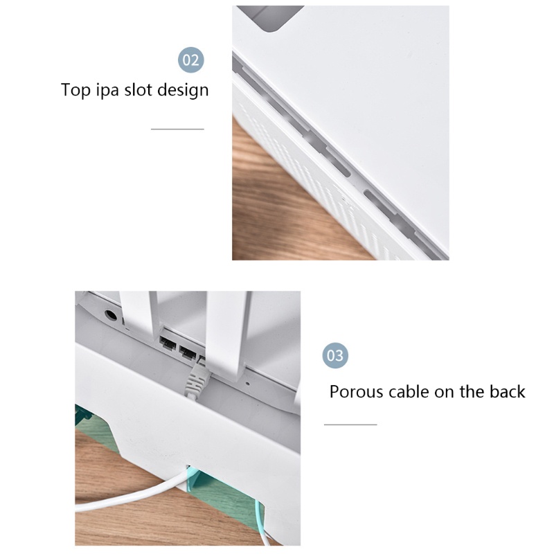 Hộp Đựng Bộ Định Tuyến Wifi Hai Tầng Không Dây Để Bàn Sắp Xếp Gọn Gàng