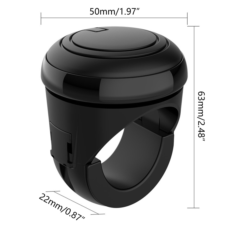 Núm Vô Lăng Xoay 360 Độ Bằng Silicon Cho Xe Hơi