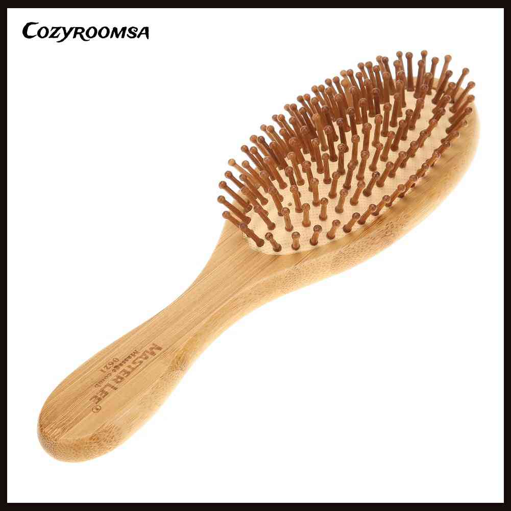 Lược Gỗ Tre Chống Tĩnh Điện Massage Da Đầu