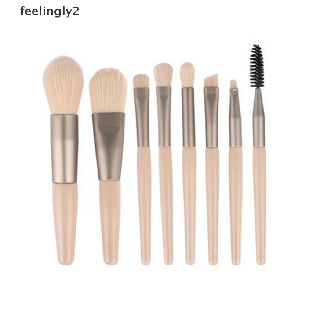 Set 8 Cọ Trang Điểm Nhỏ Gọn Tiện Lợi