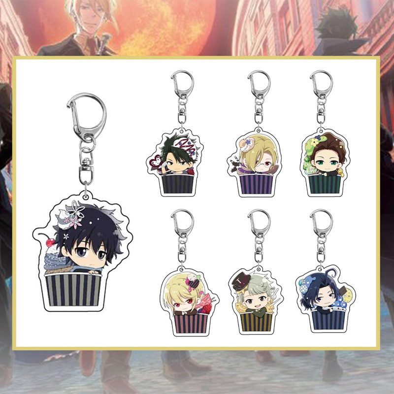 Móc khóa hình nhân vật hoạt hình Moriarty The Patriot thiết kế thời trang