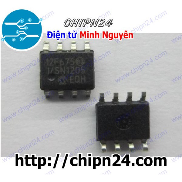 [1 CON] (SOP) IC Dán PIC12F675-I/SN SOP-8 (SMD) (PIC 12F675-I/SN PIC12F675)