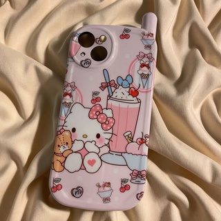Ốp Điện Thoại Họa Tiết Hello Kitty 3D Phong Cách Cổ Điển Cho iPhone 13 Pro Max 12 Pro Max 11 Pro Max Xs Max XR