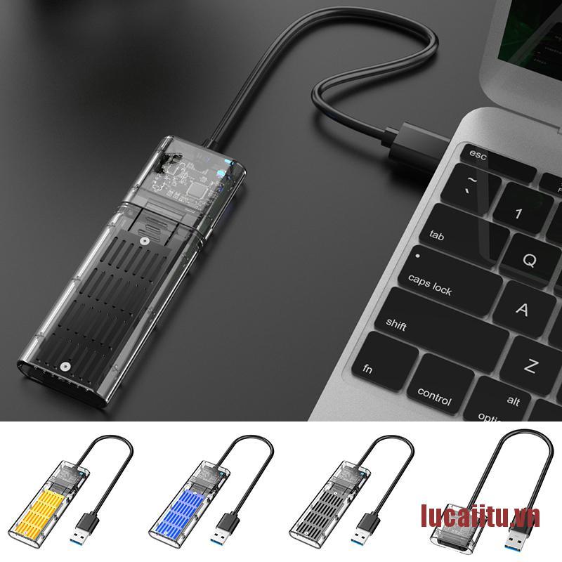 Bộ Chuyển Đổi M2 Ssd Sata Chassis M.2 Sang Usb 3.0 Ssd Cho Ngff Sata / B Key