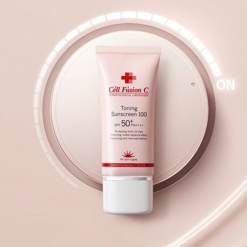 Kem chống nắng Cell Fusion C Toning Sunscreen 100 SPF50+/PA++++ nâng tông da