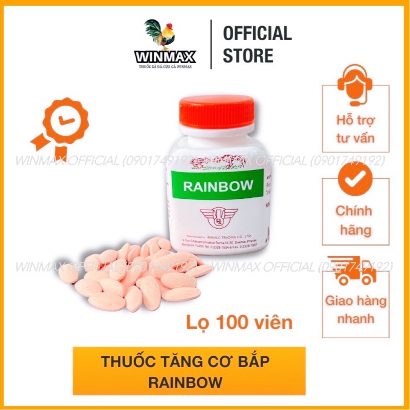 RAINBOW hủ 100 viên (có tách lẻ 20v, 50v)