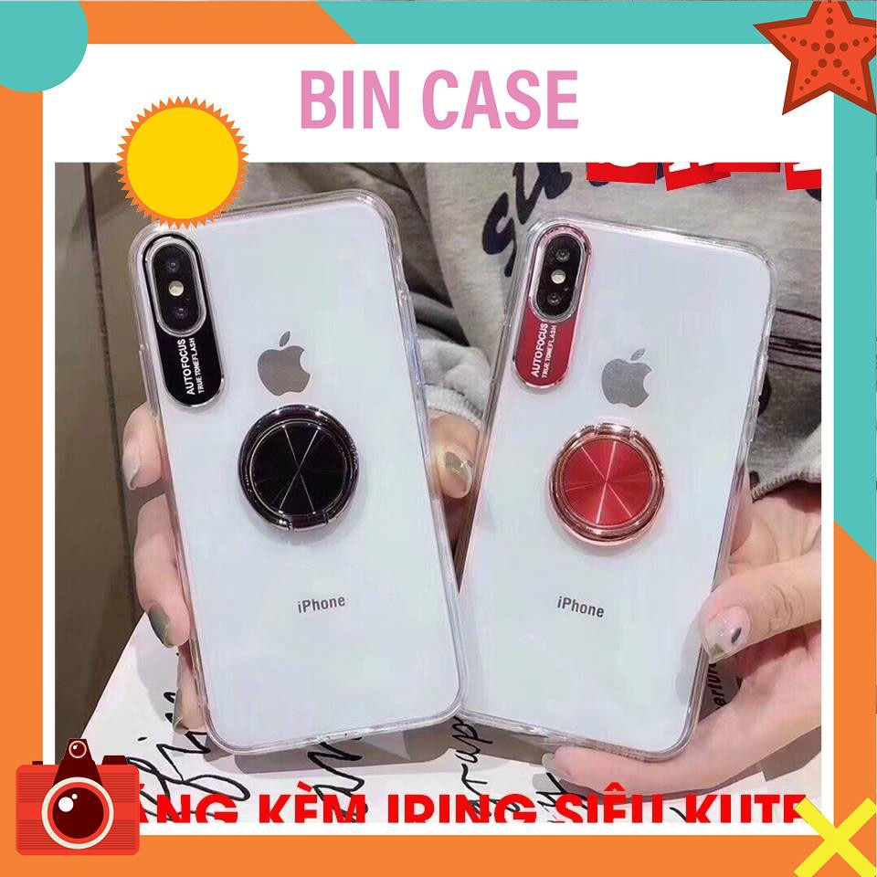 Ốp Lưng IPHONE AUTO FOCUS💖FREE SHIP💖Ốp Không Ố  Màu Tặng Kèm Iring  - Ốp Lưng IPHONE Bảo Vệ Cam | BigBuy360 - bigbuy360.vn