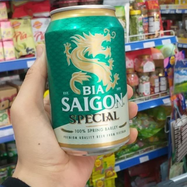 BIA SÀI GÒN SPECIAL LON 330ML set 4 lon