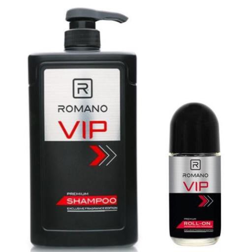 Romano VIP - Combo Gội 650g + Lăn 50ml