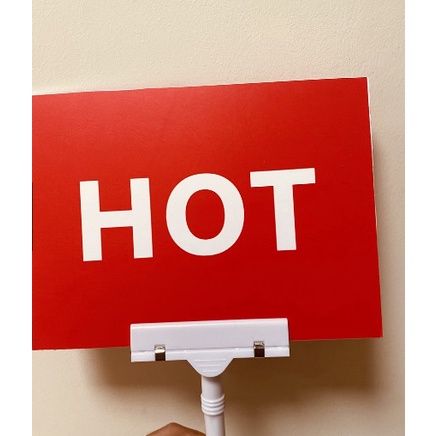 Biển sale đồng giá thời trang, giảm giá kích thước A5 ngang, in 2 mặt tấm fomex 3mm dùng với kẹp wobbler quảng cáo