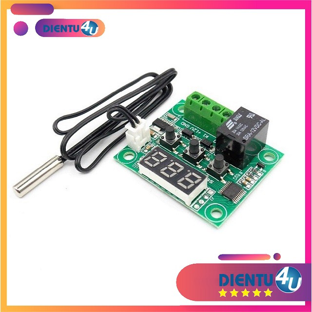 Mạch Điều Khiển Thiết Bị Theo Nhiệt Độ W1209 - Khống Chế Nhiệt Độ W1209