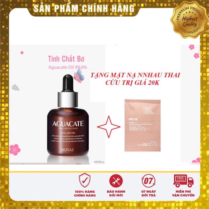 Tinh chất bơ AGUACATE AVOCADO 99,6% Skinaz Hàn Quốc