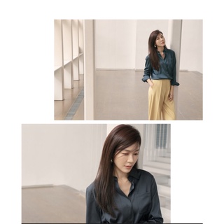 Áo sơ mi nữ lụa Hàn vnxk