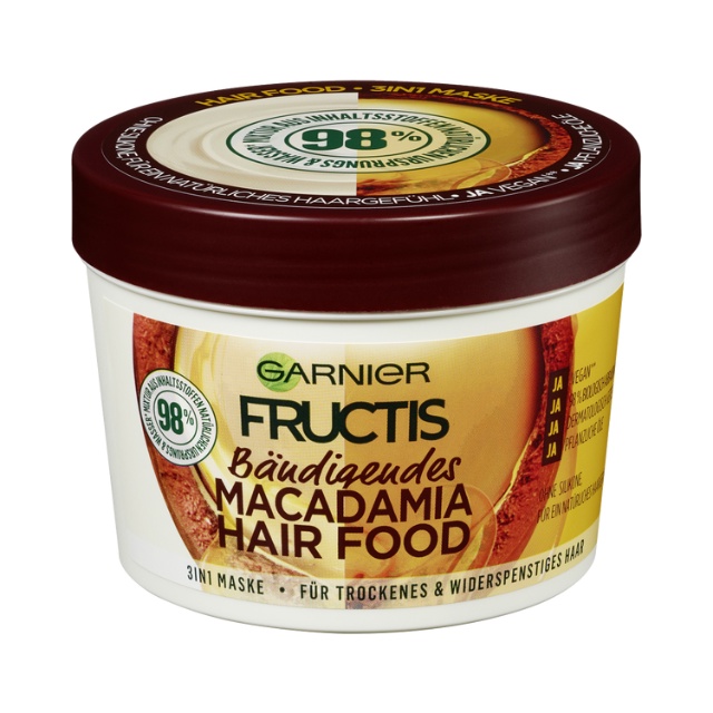 Kem ủ và dưỡng tóc đa công dụng Garnier Fructis Hair Food Mask 390ml