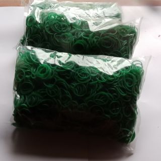 3 lạng Dây chun vòng nịt nhỏ  màu xanh , vàng