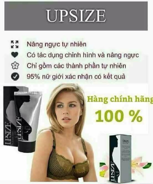KEM NỞ NGỰC UP SIZE - HÀNG CHUẨN NHẬP KHẨU CHÍNH HÃNG CỦA NGA