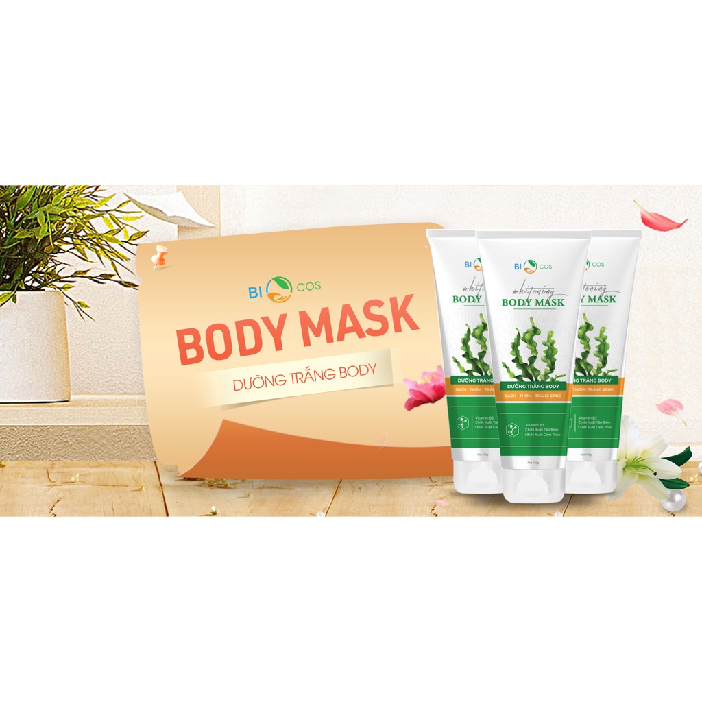 Kem Dưỡng Body Ủ Trắng Toàn Thân - Whitening Body Mask 150g - Dưỡng Thể Trắng Da Sáng Da Bật Tone | BigBuy360 - bigbuy360.vn