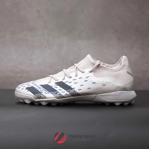 GIÀY BÓNG ĐÁ CHÍNH HÃNG ADIDAS PREDATOR FREAK.3 TF L - FZ3702 - XÁM/BẠC