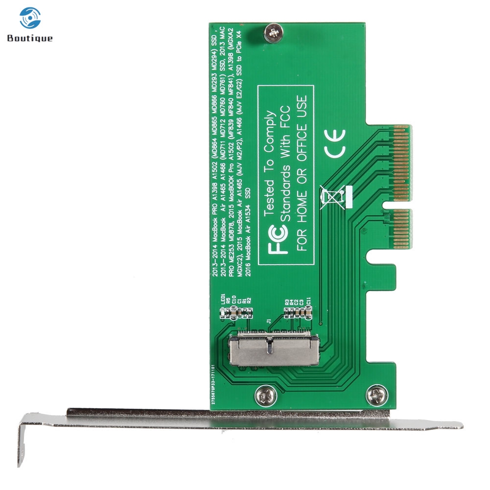 Card Chuyển Đổi Pci-E 4x Cho Macbook Air A1465 A1466 Pro A1502 A1398 Md712