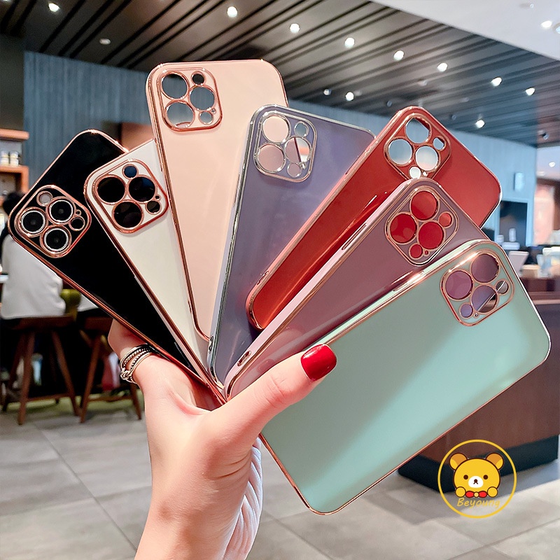 Ốp Điện Thoại TPU Mềm Chống Sốc Mạ Điện Cho Samsung Galaxy F62 A53 A33 A32 M32 5G A13 4G A23