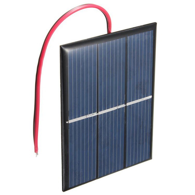 Pin mặt trời 0.65W 60*80*3MM, tấm pin năng lượng mặt trời cỡ nhỏ