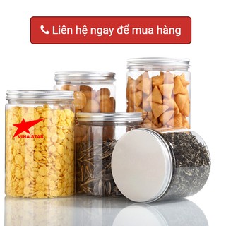 [GIÁ HỦY DIỆT] - Hũ Nhựa PET 250ml, 500ml, 600ml, 750ml, 800ml, 900ml, 1000ml, 1200ml Nắp Vặn Chọn Màu Giá Sỉ