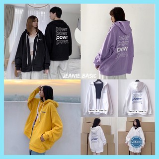 Áo Khoác Hoodie POWER 4 Màu UNISEX