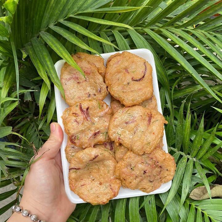 chả cá pha râu mực khay 500g
