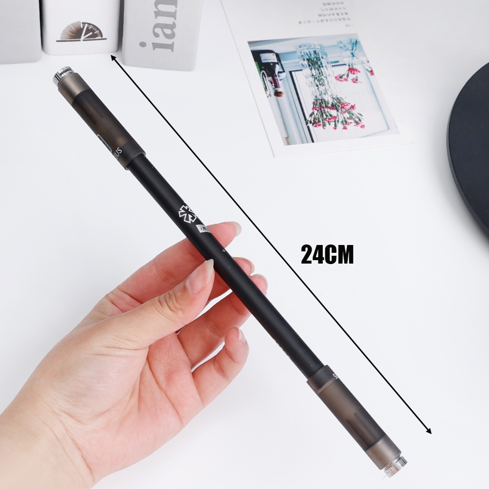 Bút Gel Xoay 0.5mm Dạ Quang Chống Trượt Độc Đáo Cho Học Sinh