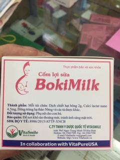 Cốm lợi sữa Bokimilk