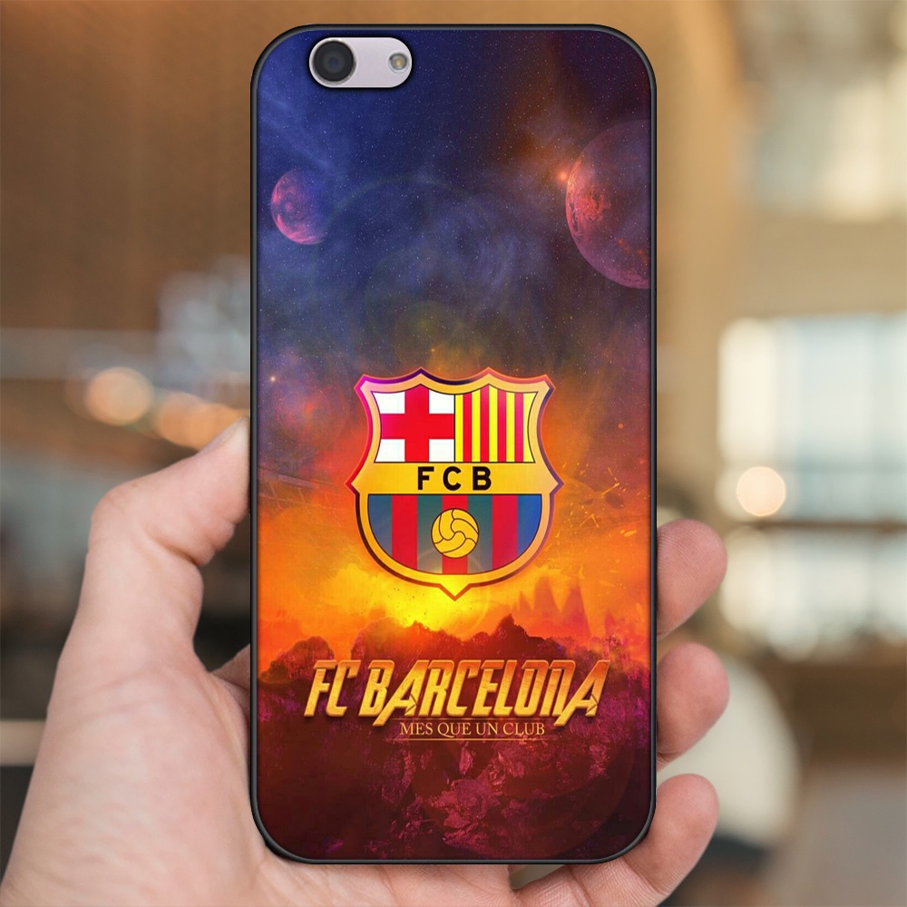 Ốp lưng Oppo F1s, F3, F3 Plus viền đen in hình Barcelona Barca