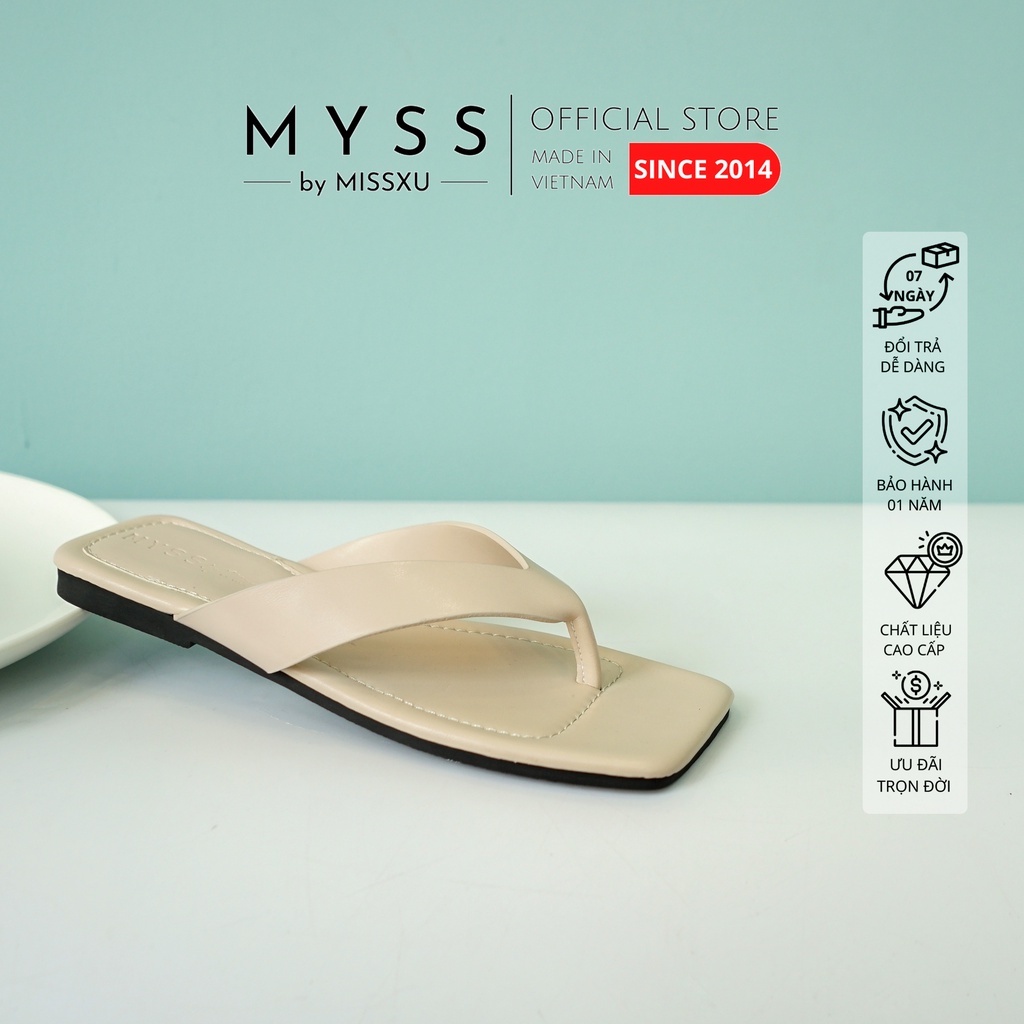 Dép kẹp nữ 1cm bệt thời trang MYSS - DE92