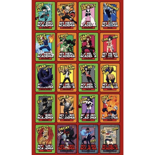 Pack My hero academia metal - Học viện siêu anh hùng