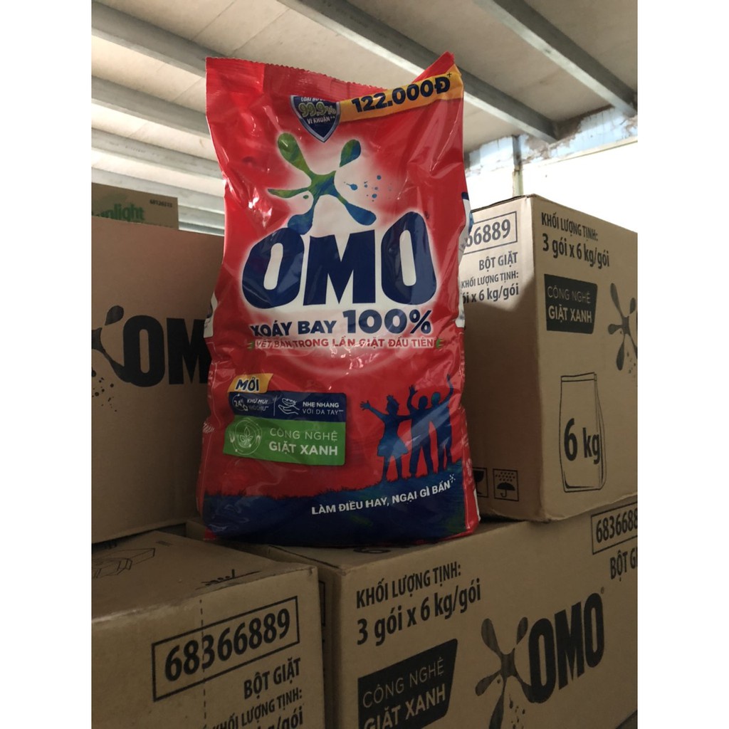 Bột giặt omo sạch nhanh 6kg