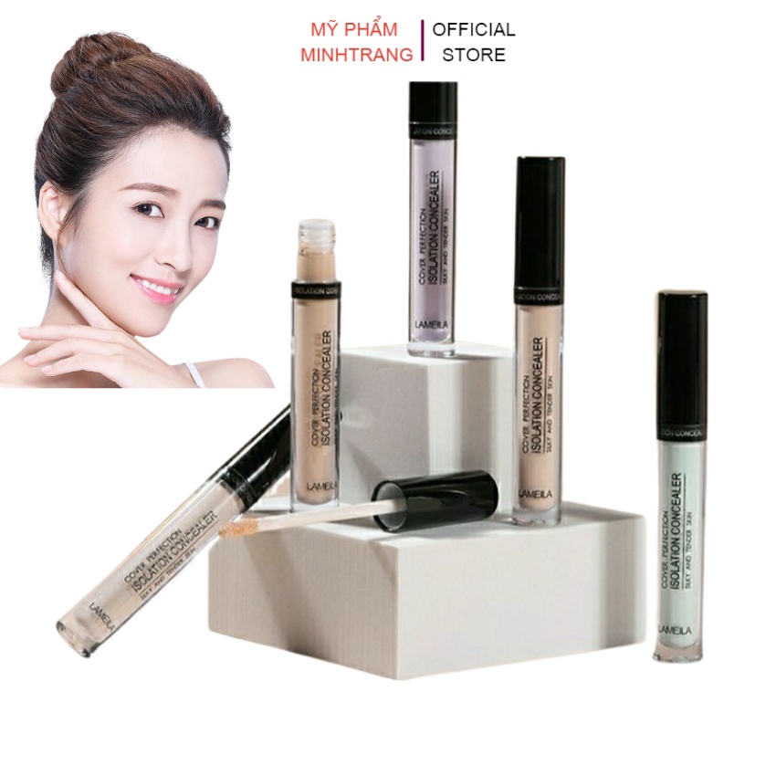 Kem lót che khuyết điểm Lameila 3024,kem trang điểm dưỡng ẩm ,kiểm soát dầu,làm sáng tone da,se khít lỗ chân lông