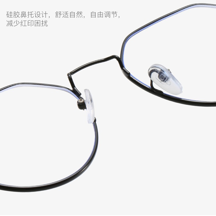 Mắt Kính Gọng Kim Loại Chống Ánh Sáng Xanh Phong Cách Hàn Quốc