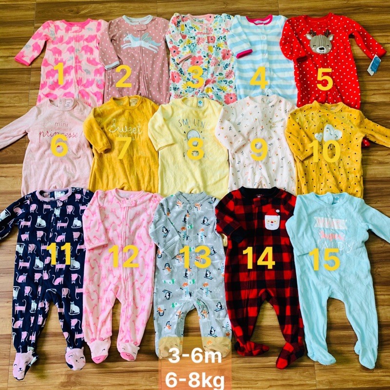 Body nỉ hàng xuất dư cho bé từ 0-36m