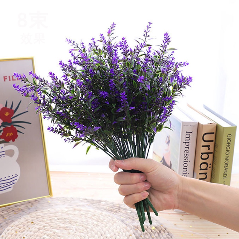 Hoa Oải Hương Nhân Tạo Bằng Nhựa Trang Trí Giáng Sinh / Khách Sạn / Tiệc Cưới