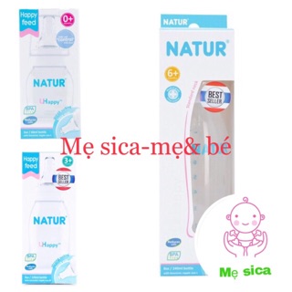 Bình sữa cổ hẹp natur 60ml/120ml/240ml