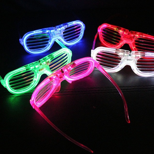 Kính mắt gắn đèn led phát sáng Master Kids nhiều màu sắc độc đáo, nhấp nháy 3 chế độ, dùng trong các bữa tiệc